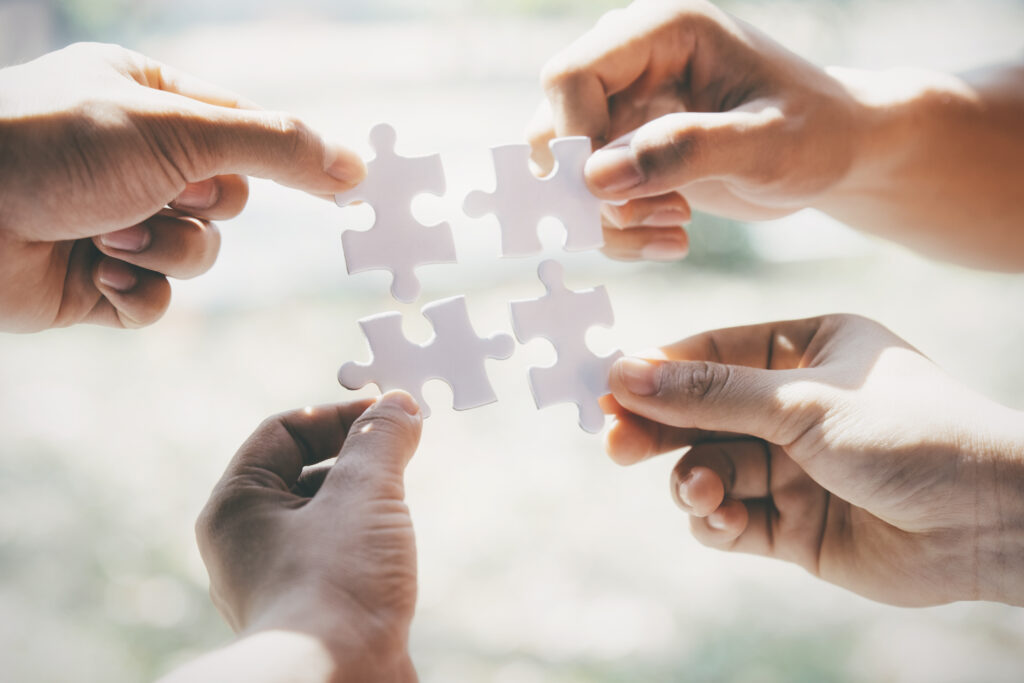 business partnership concept.